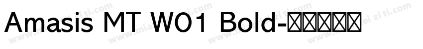 Amasis MT W01 Bold字体转换